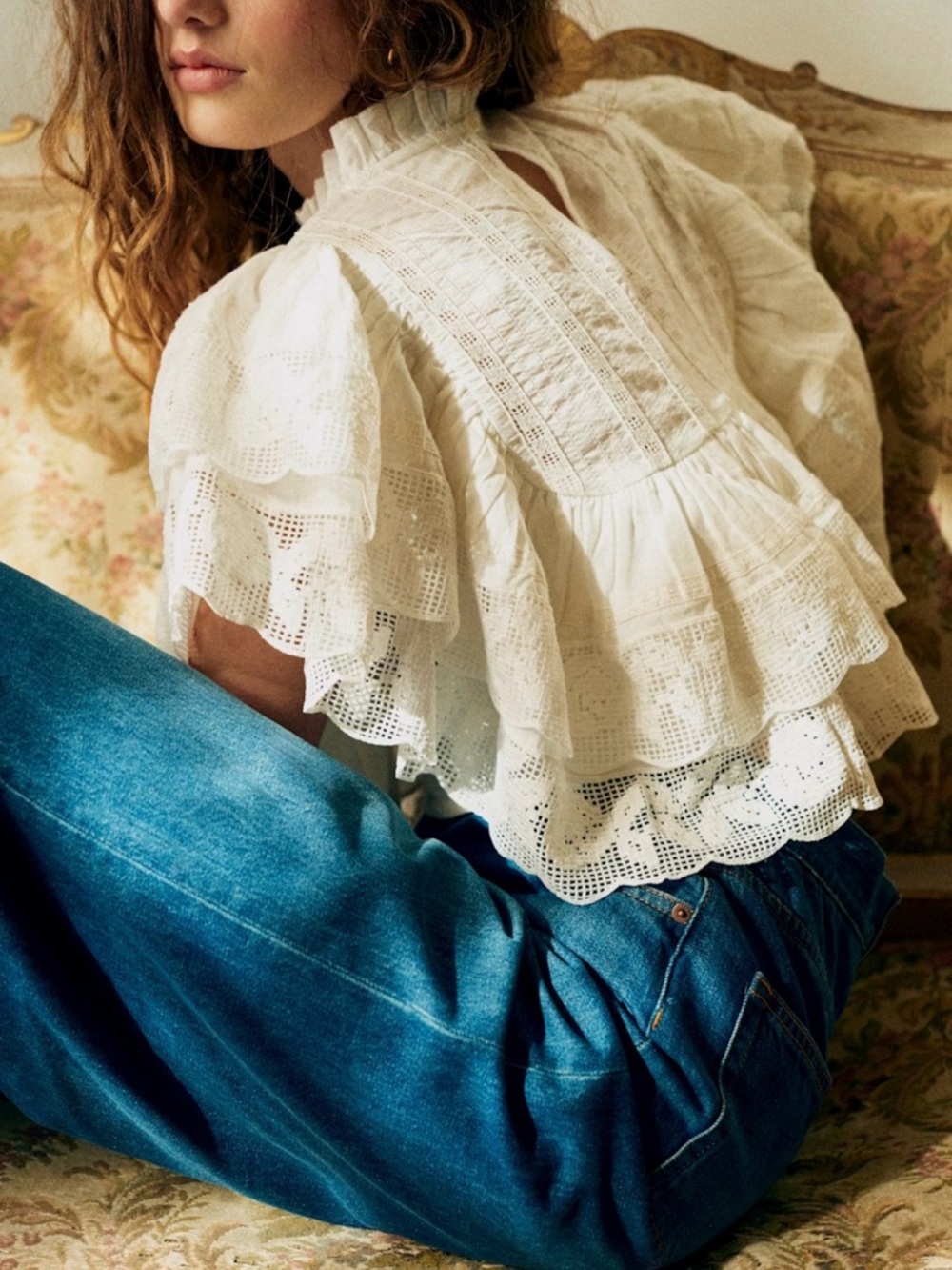 BNWT Sézane Leanie Blouse - Picture 3 of 5
